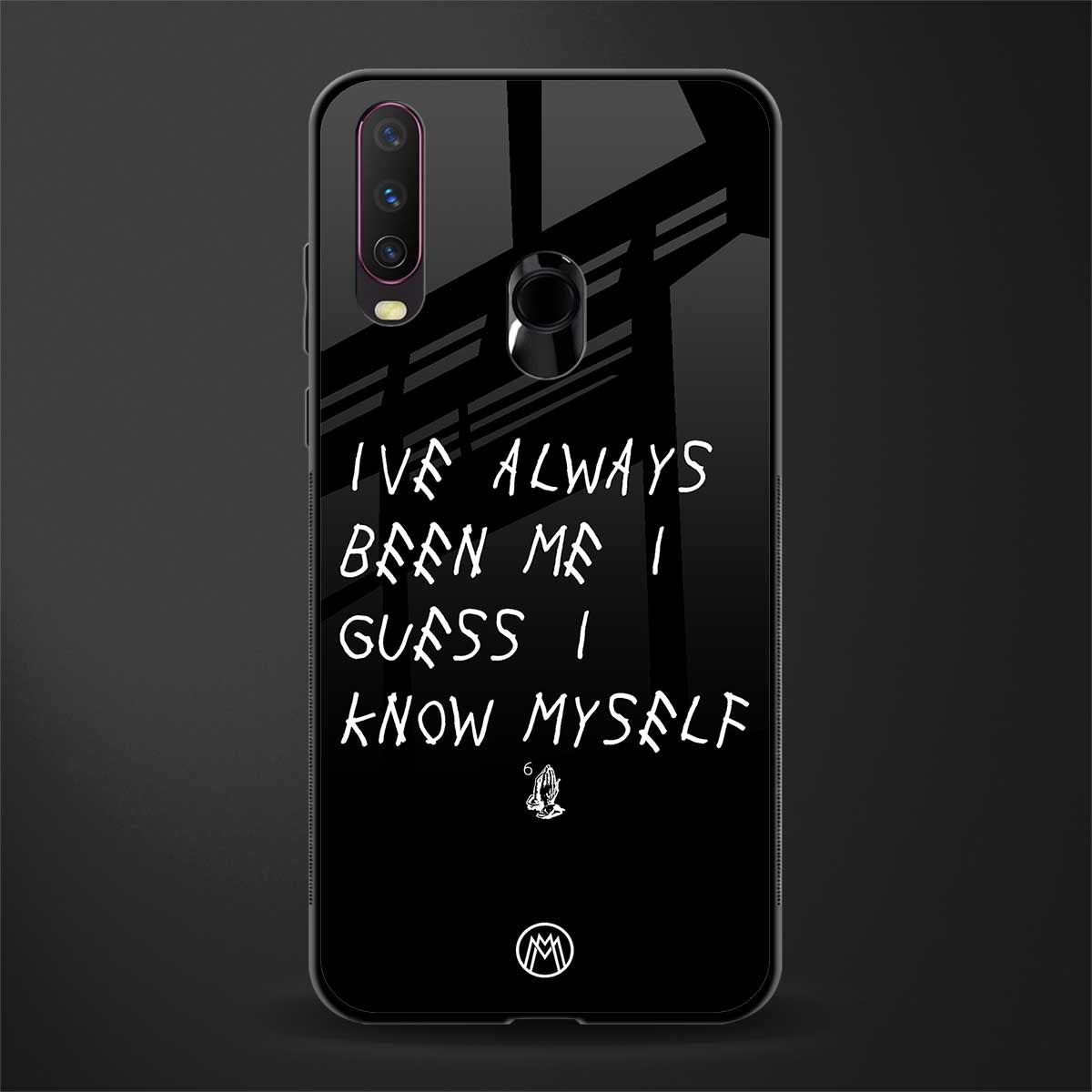 being myself glass case for vivo y17 image