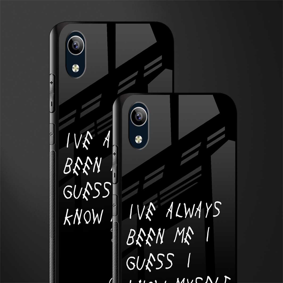 being myself glass case for vivo y90 image-2