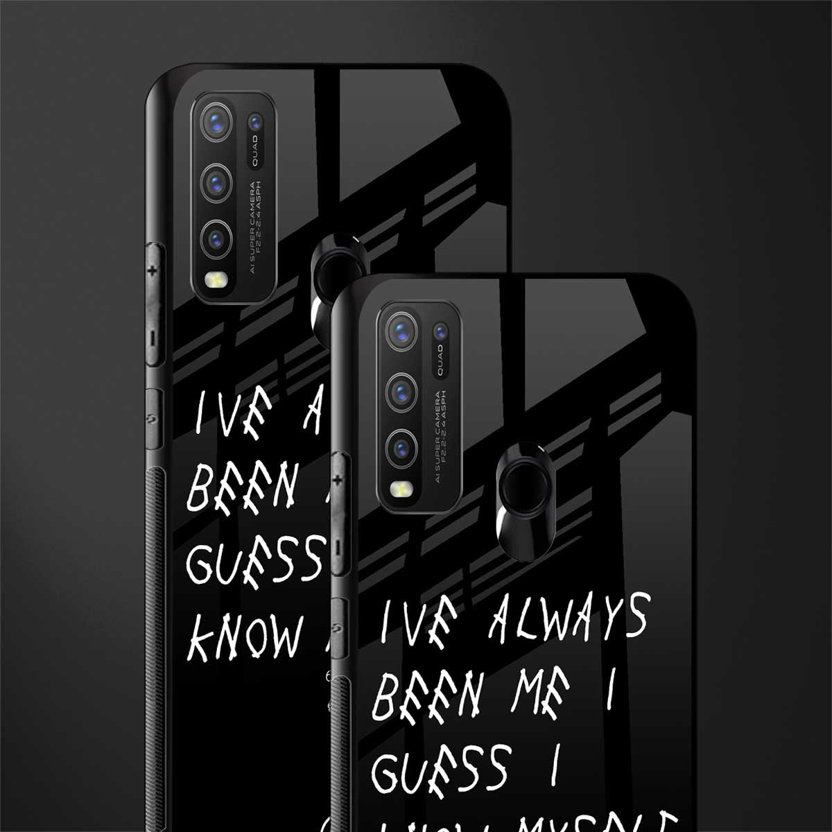 being myself glass case for vivo y50 image-2