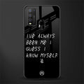 being myself glass case for vivo y50 image