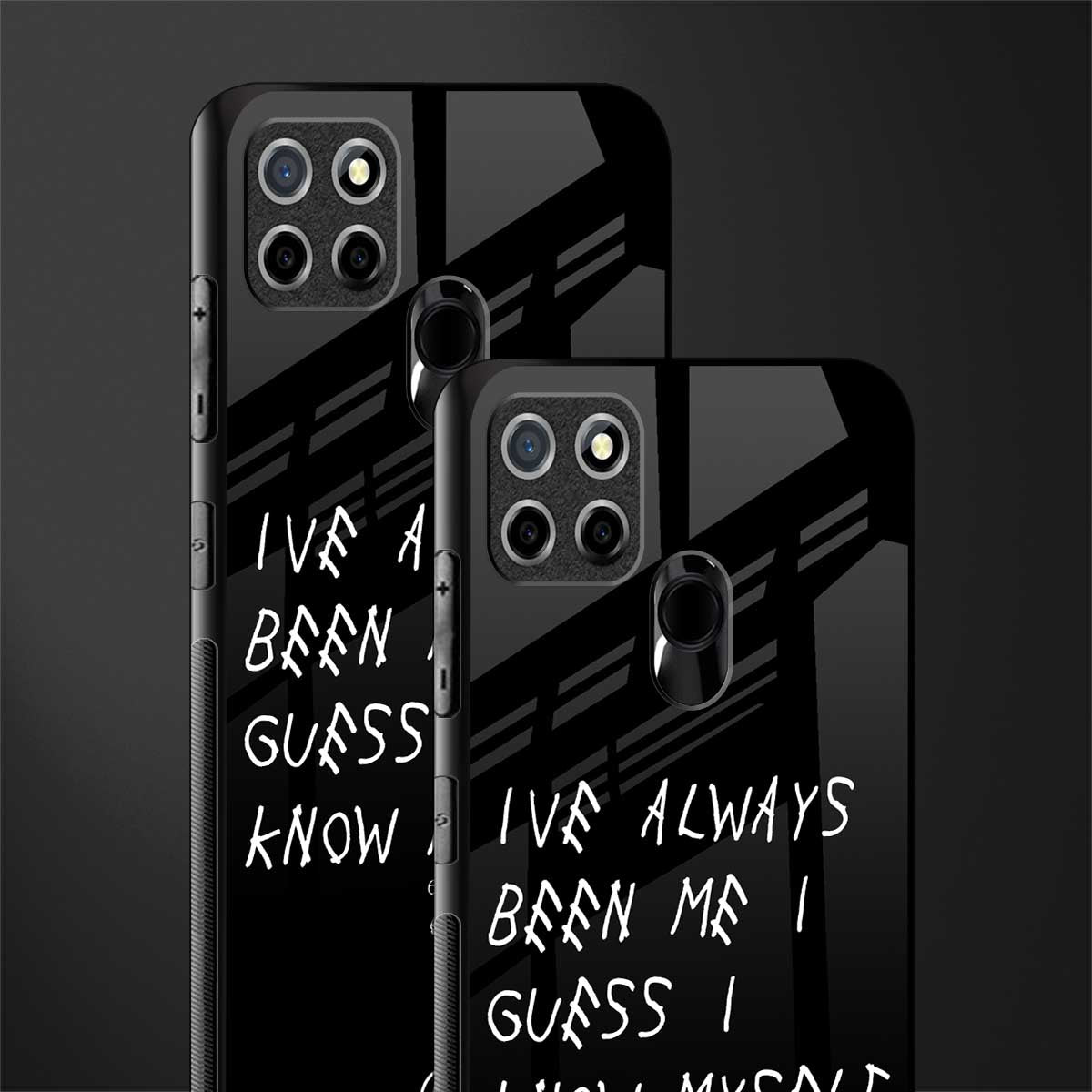 being myself glass case for realme narzo 30a image-2