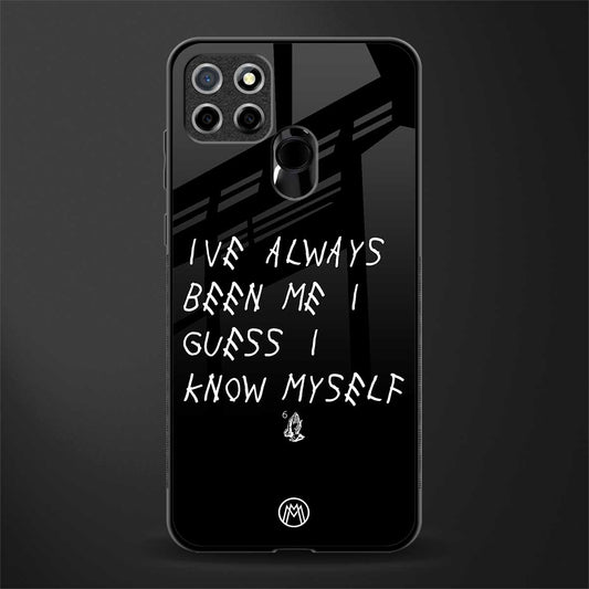 being myself glass case for realme narzo 20 image