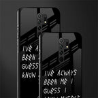 being myself glass case for poco m2 image-2