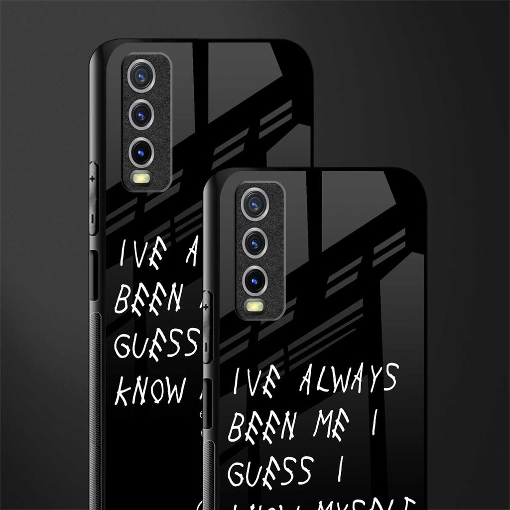 being myself glass case for vivo y20svivo y20avivo y20g image-2