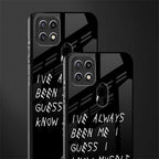 being myself glass case for oppo a15s image-2