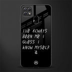 being myself glass case for oppo a15s image