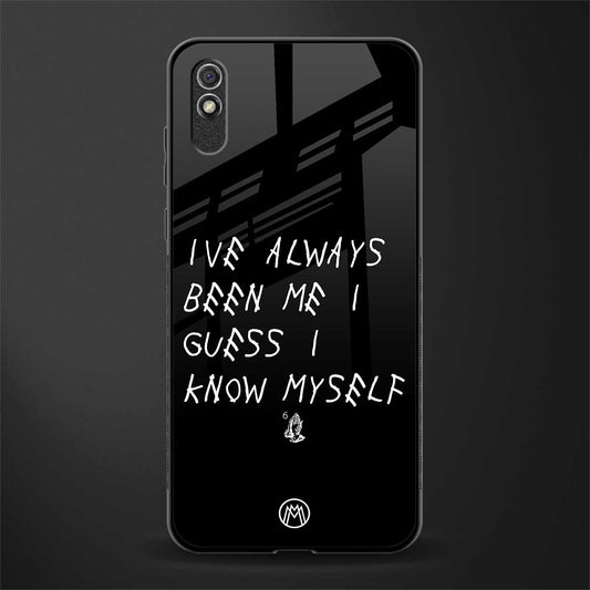 being myself glass case for redmi 9i image