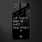 being myself glass case for redmi 9a image