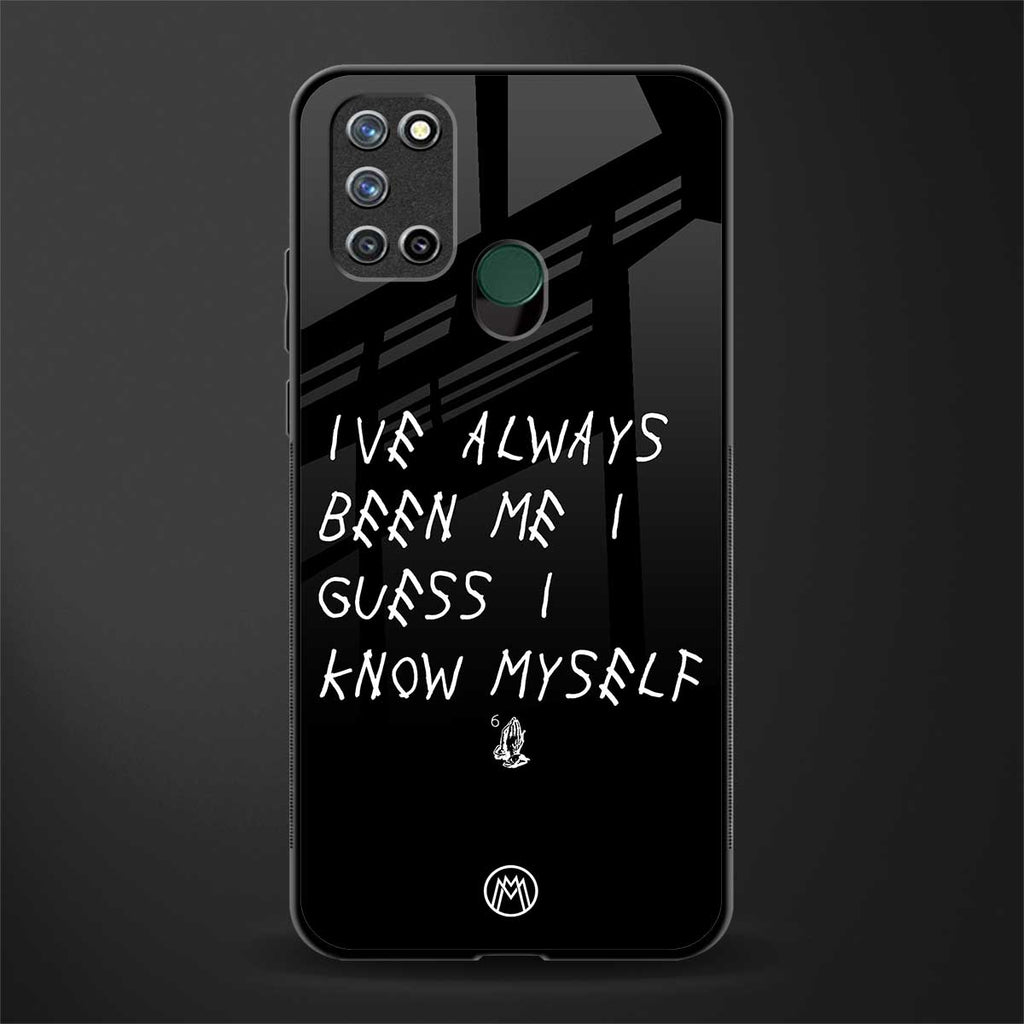 being myself glass case for realme 7i image