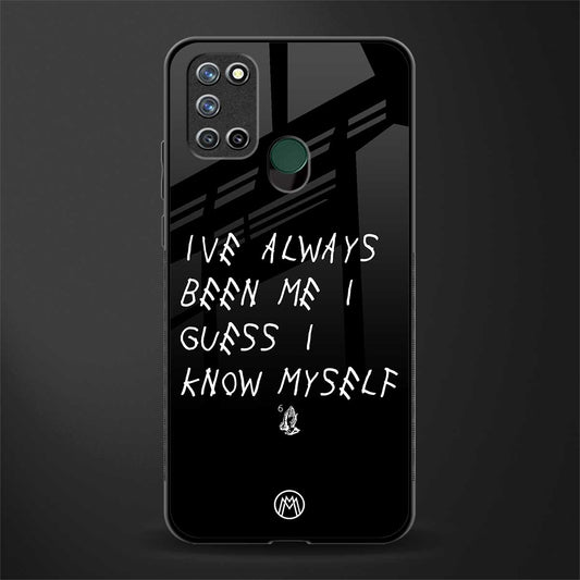 being myself glass case for realme 7i image
