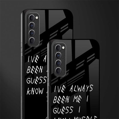 being myself glass case for oppo reno 4 pro image-2