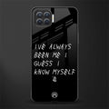 being myself glass case for oppo f17 image