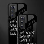 being myself glass case for vivo v20 se image-2