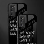 being myself glass case for samsung galaxy s20 fe image-2