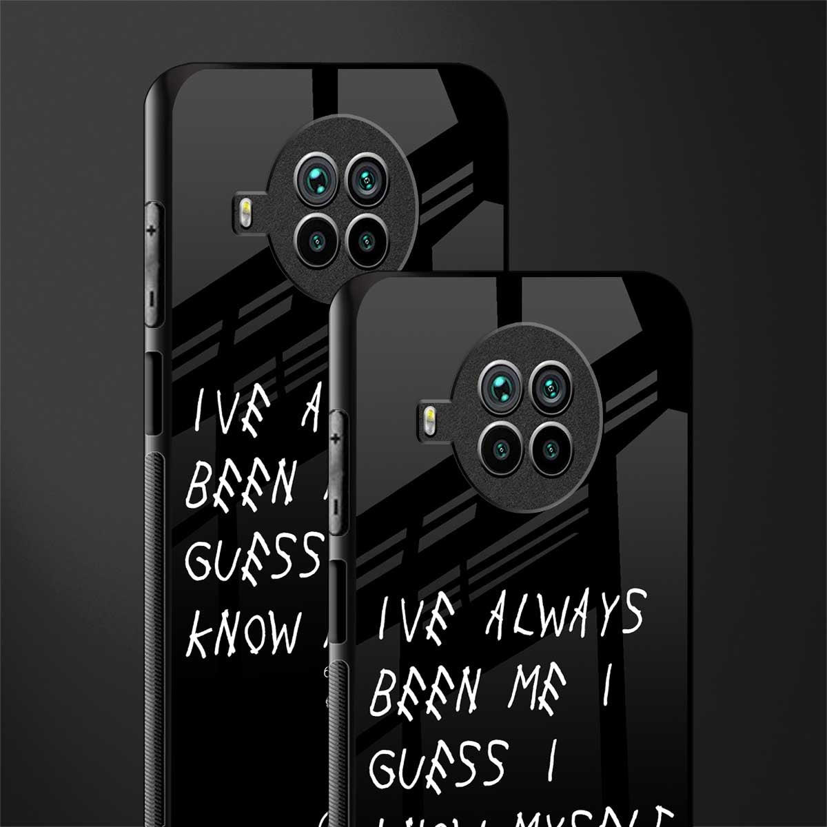 being myself glass case for mi 10i image-2