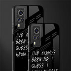 being myself glass case for vivo y51 image-2