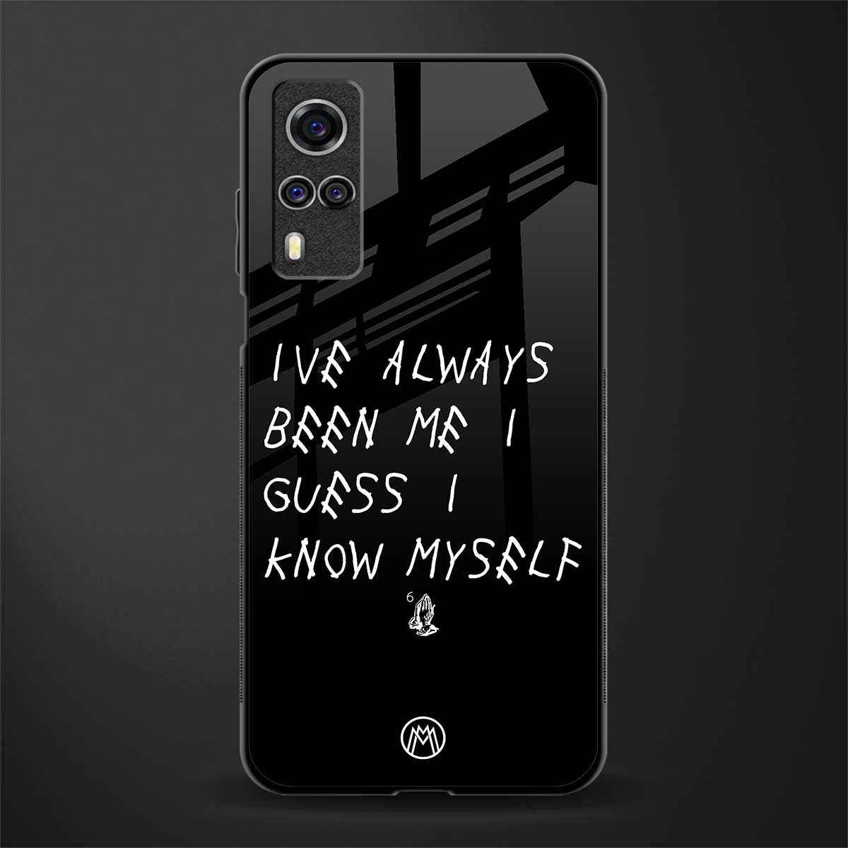 being myself glass case for vivo y51 image