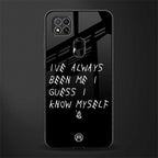 being myself glass case for redmi 9 image