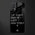 being myself glass case for realme x7 image