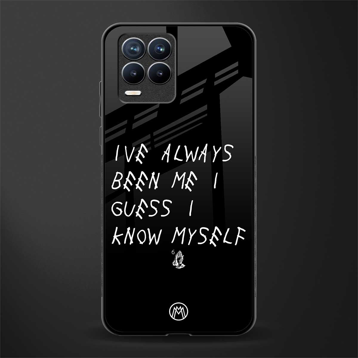 being myself glass case for realme 8 pro image