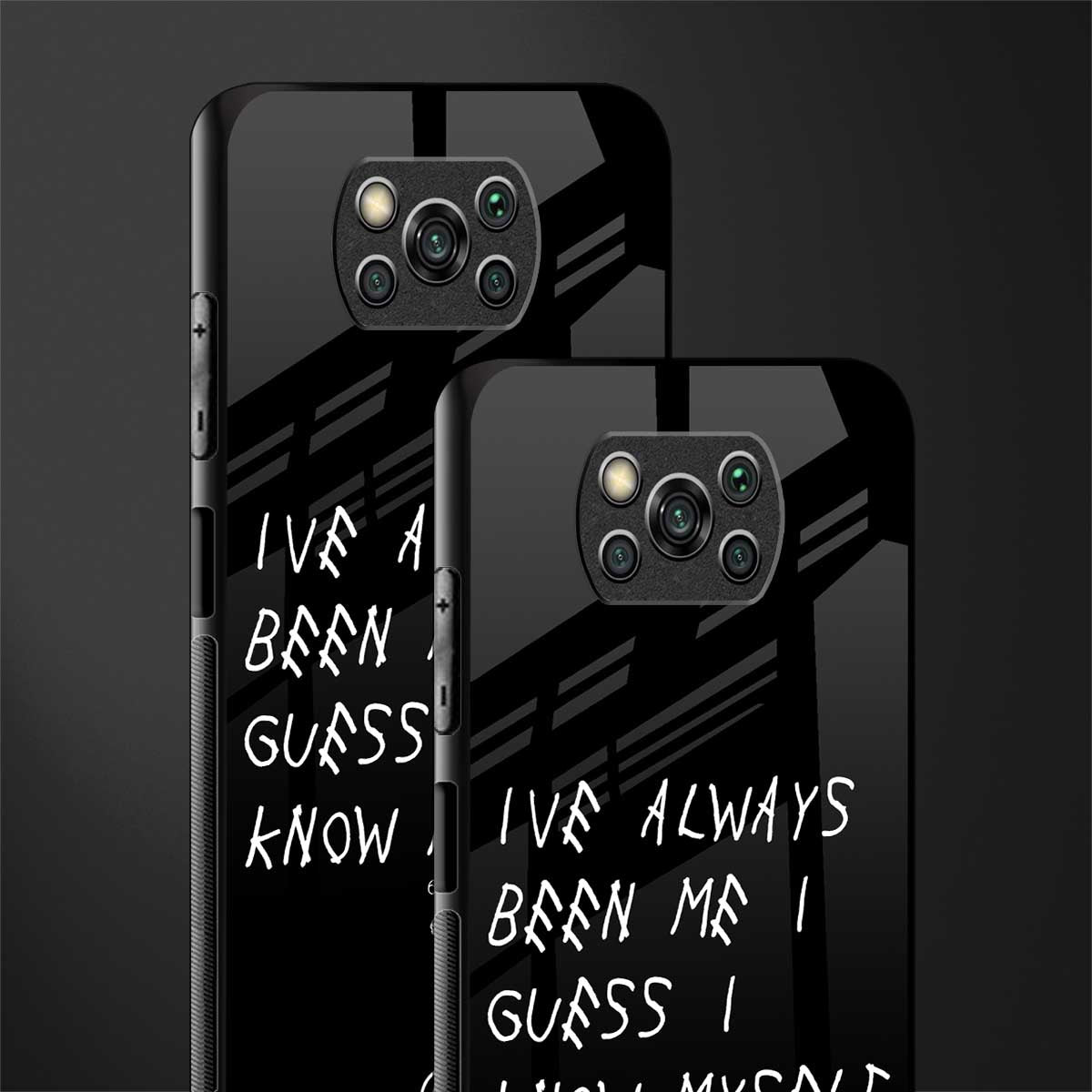 being myself glass case for poco x3 pro image-2