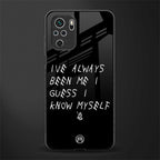 being myself glass case for redmi note 10s image
