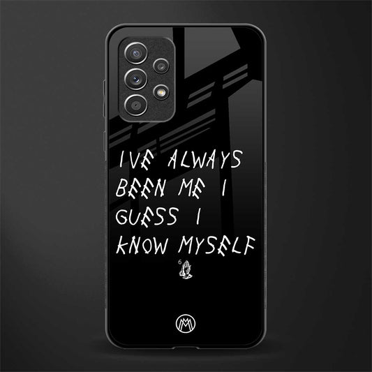 being myself glass case for samsung galaxy a52 image