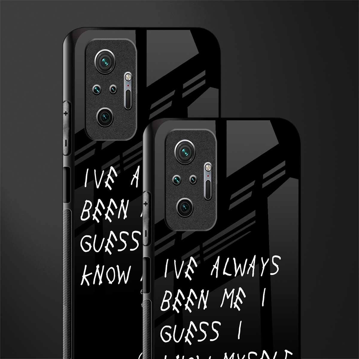 being myself glass case for redmi note 10 pro image-2