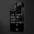being myself glass case for redmi note 10 pro image