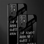 being myself glass case for oppo f19 pro plus image-2