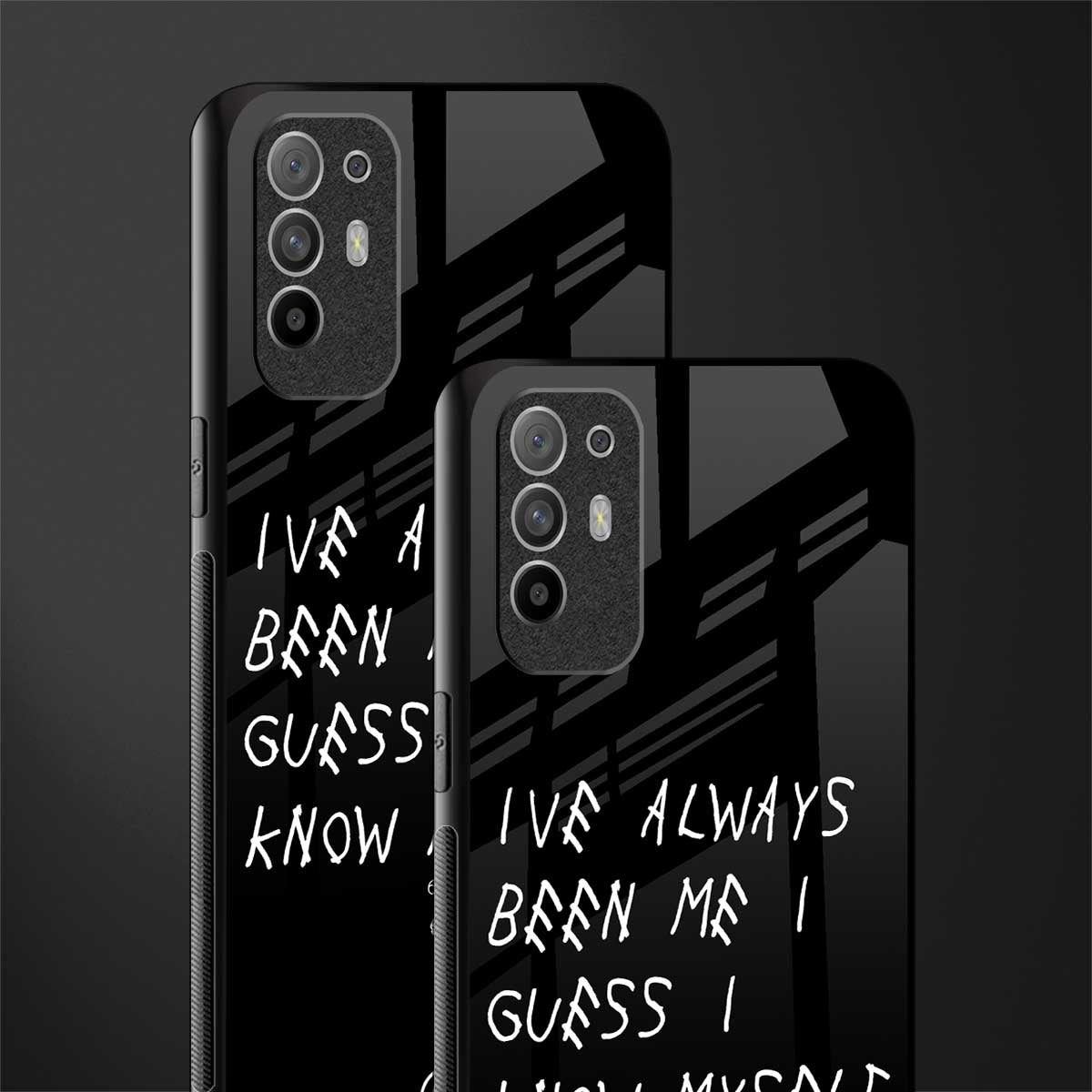 being myself glass case for oppo f19 pro plus image-2