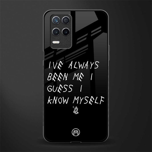 being myself glass case for realme 8 5g image