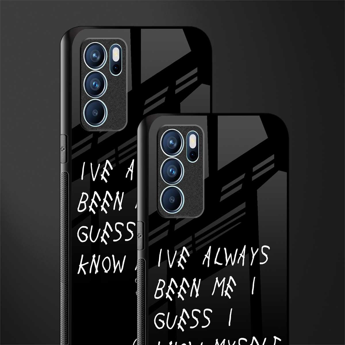 being myself glass case for oppo reno6 pro 5g image-2