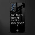 being myself glass case for oppo reno6 pro 5g image