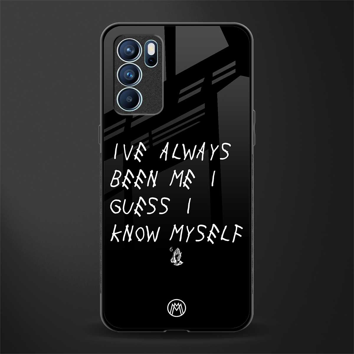 being myself glass case for oppo reno6 pro 5g image