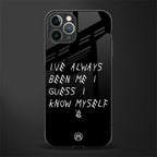 being myself glass case for iphone 11 pro image