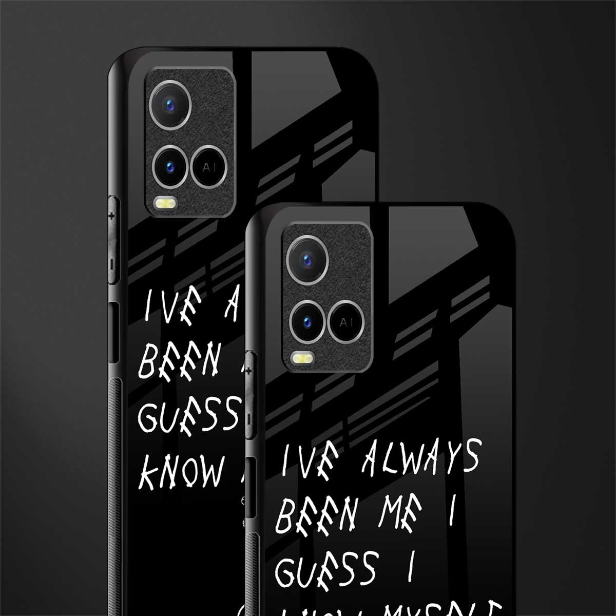 being myself glass case for vivo y21 image-2