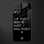 being myself glass case for vivo y21t image