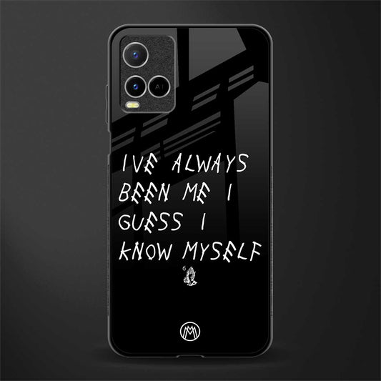 being myself glass case for vivo y33s vivo y33t image