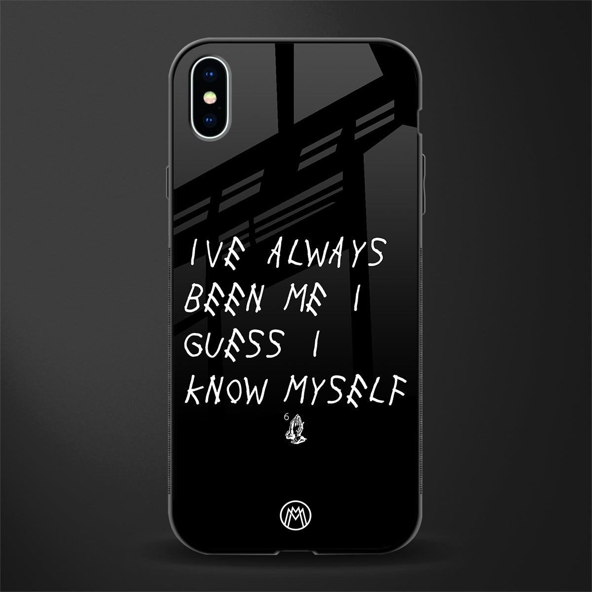 being myself glass case for iphone xs max image