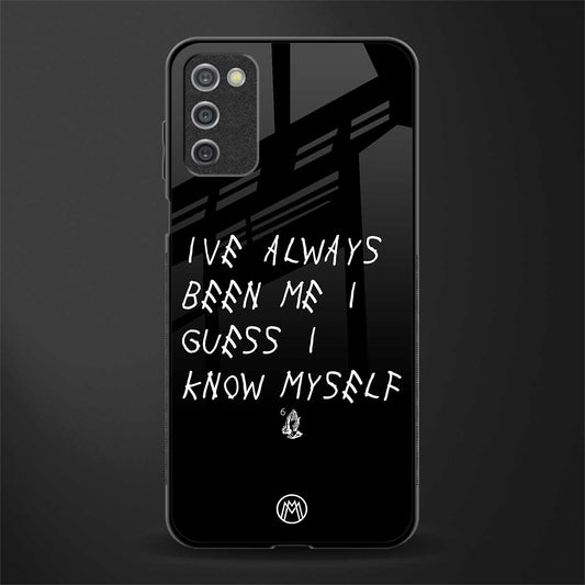 being myself glass case for samsung galaxy a03s image