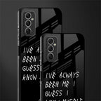 being myself glass case for samsung galaxy m52 5g image-2