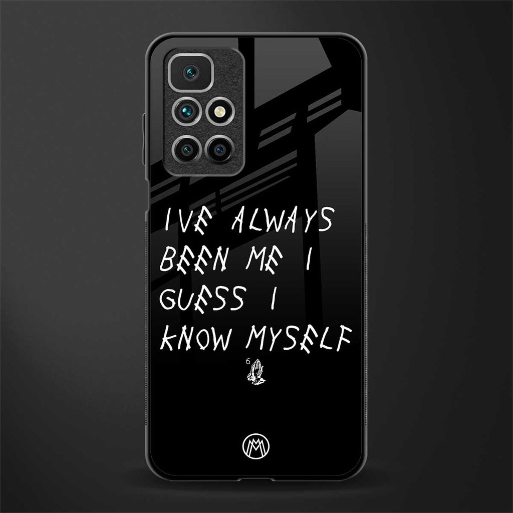 being myself glass case for redmi 10 prime image