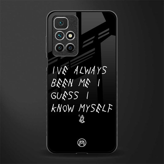 being myself glass case for redmi 10 prime image