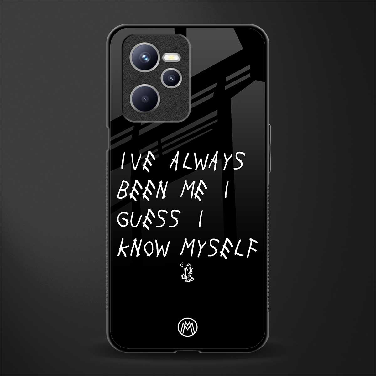 being myself glass case for realme c35 image