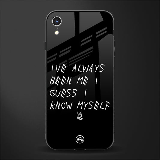 being myself glass case for iphone xr image
