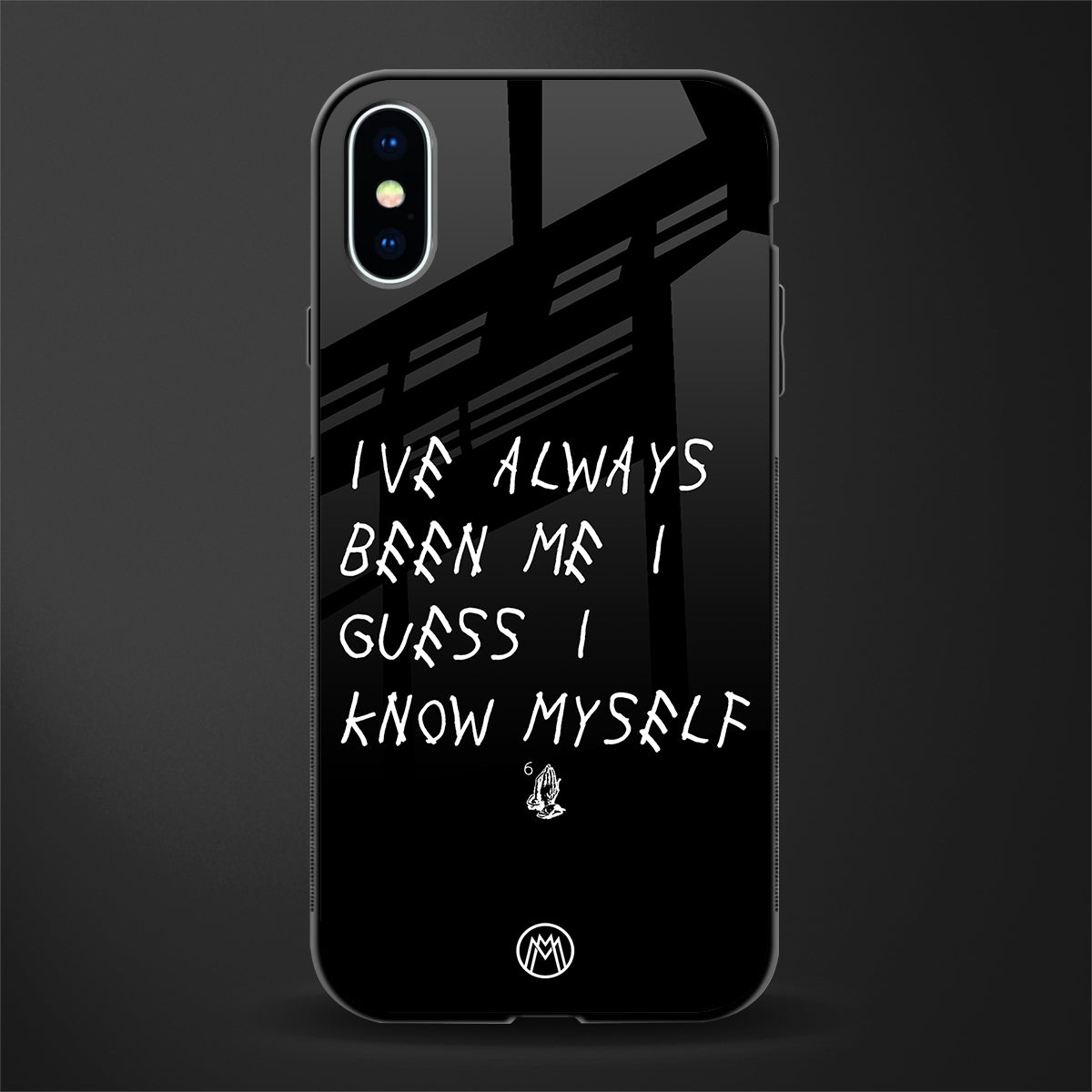 being myself glass case for iphone xs image
