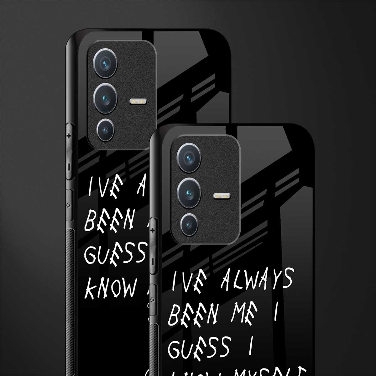 being myself glass case for vivo v23 5g image-2