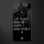 being myself glass case for oneplus 7t image