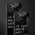 being myself back phone cover | glass case for oneplus 10r 5g